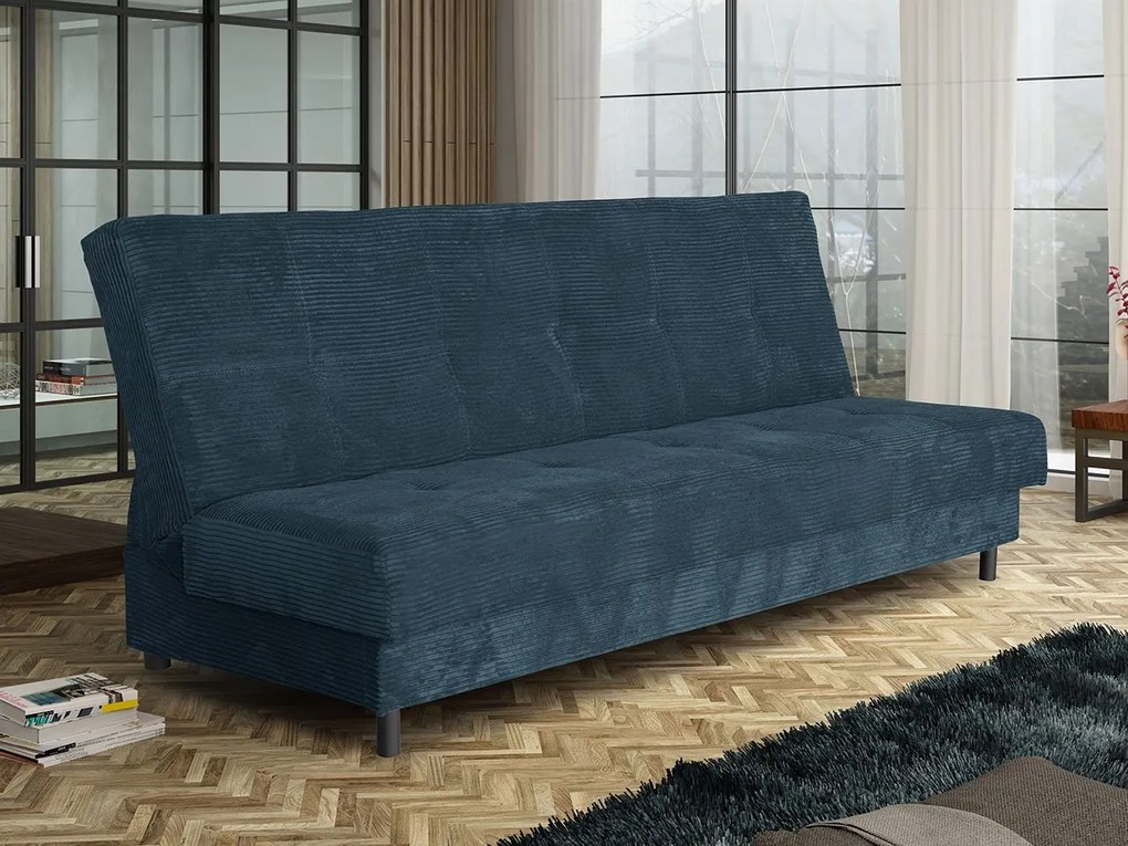 Canapea extensibilă Robutia XIV (Albastru închis) (cu sp. depozitare). Promo -17%. 1105609