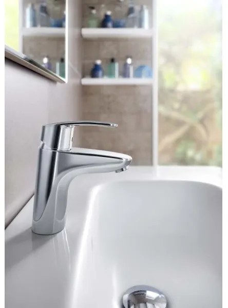 Roca A5A3298C00 - Baterie pentru lavoar MONODIN, 15,3 cm, crom lucios