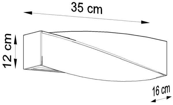 Aplică perete SIGMA MINI 1xE27/60W/230V alb