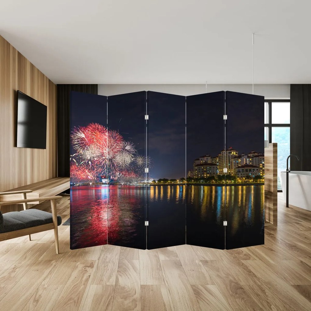 Paravan - artificii in Singapur (210x170 cm)