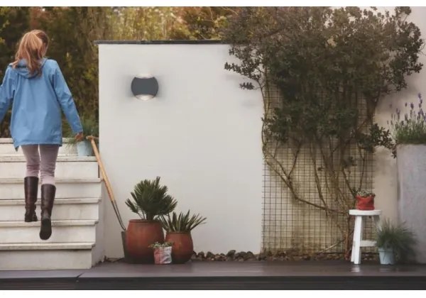 Philips 17338/93/PN - Aplica perete exterior MYGARDEN LIMESTONE 2xGU10/5W