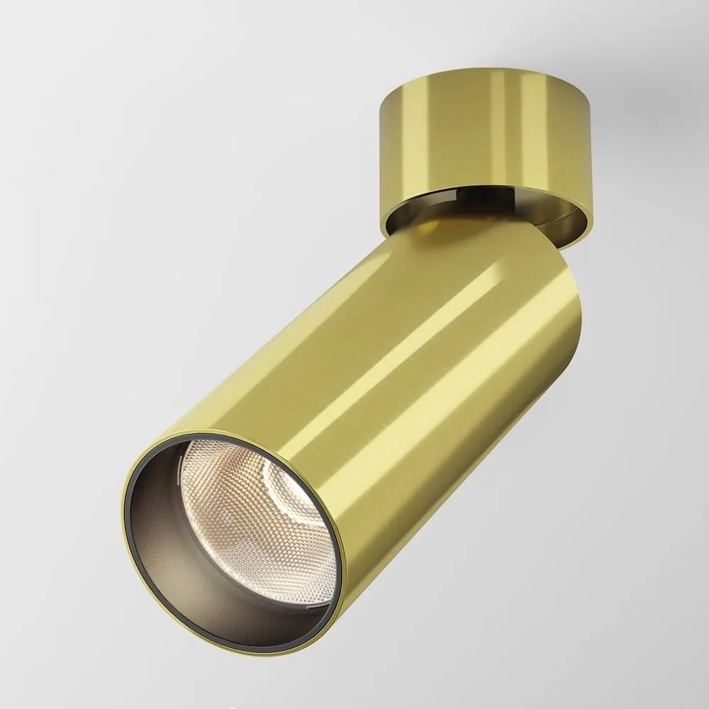 Spot LED aplicat directionabil design tehnic Focus alama 3000K