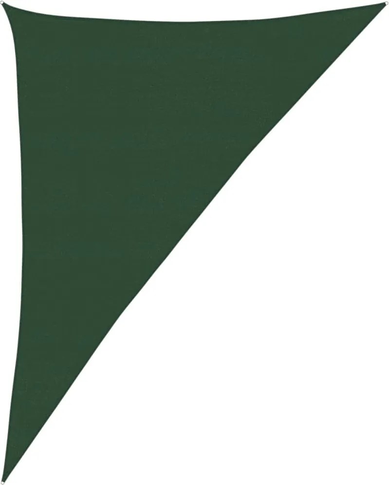 vidaXL Pânză parasolar, verde închis, 4x5x6,8 m, HDPE, 160 g/m²