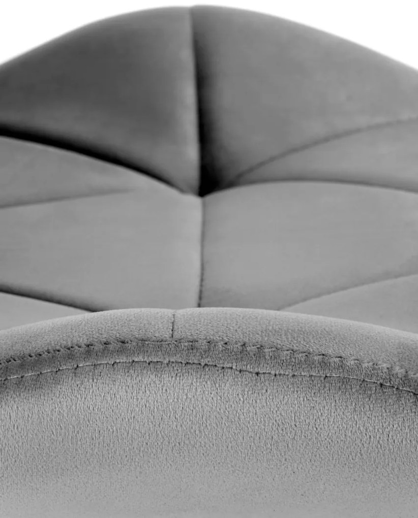 Scaun K453 velvet gri