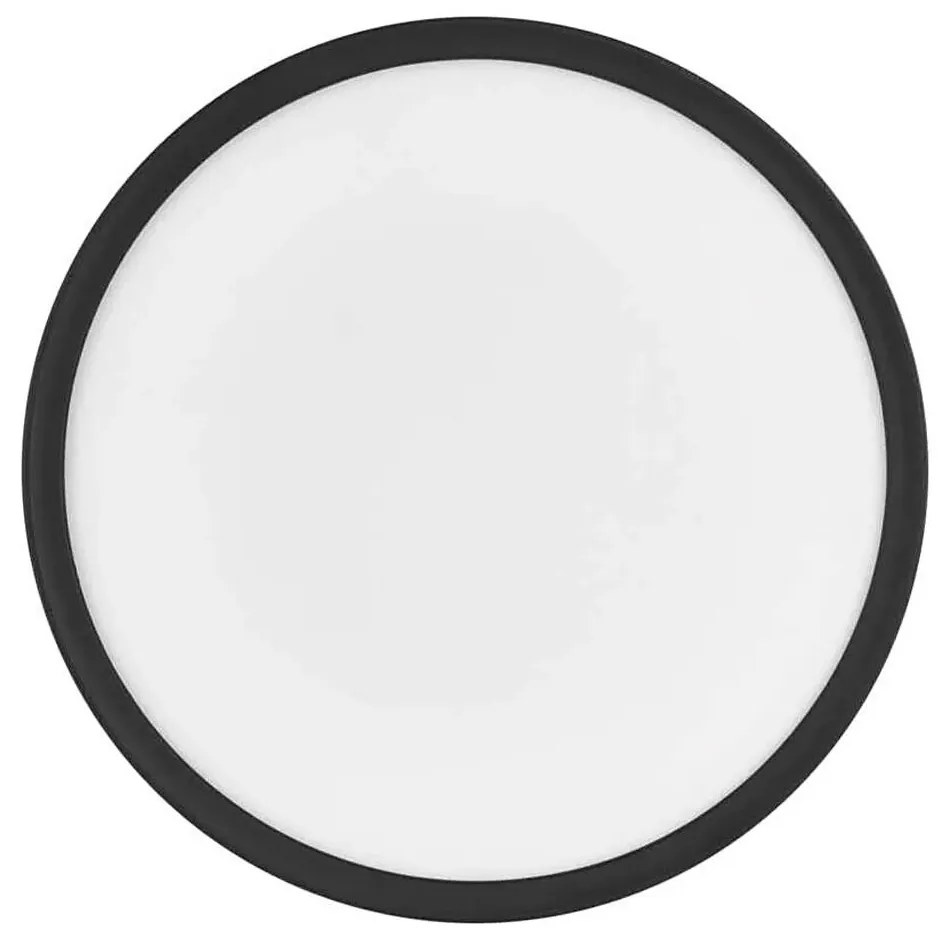 Plafonieră LED FLORI LED/18W/230V 4000K negru d. 29 cm