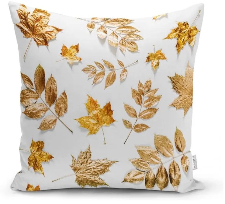 Față de pernă Minimalist Cushion Covers Golden Leaf, 42 x 42 cm