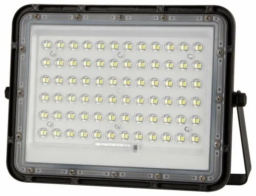 Proiector LED solar de exterior LED/15W/3,2V IP65 4000K negru + telecomandă