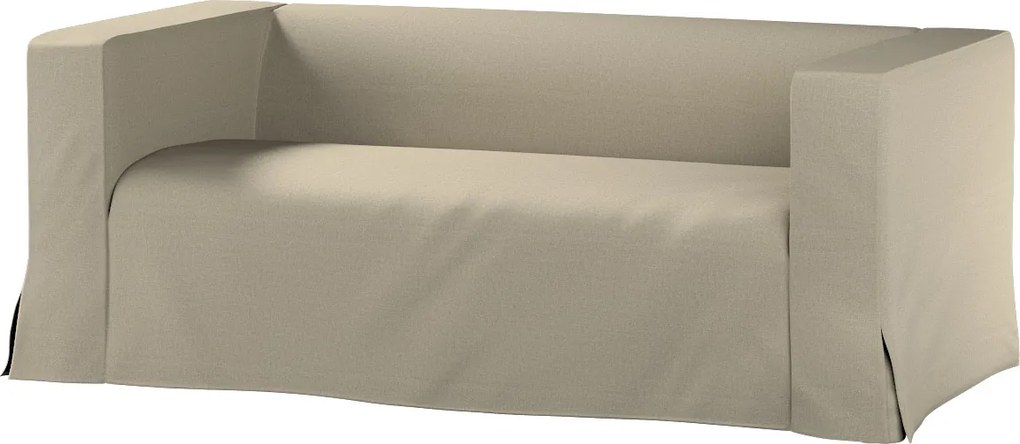 Husă canapea Klippan cu 2 locuri, lungă, cu pliuri contrastante