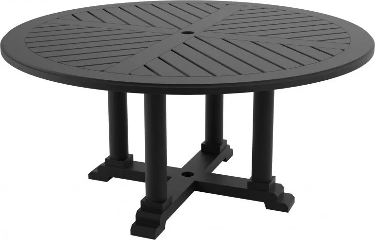Masa pentru interior si exterior Bell Rive negru, 160cm 113645 HZ