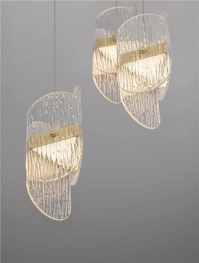 Lustra LED suspendata design decorativ LUCIEN 3000K