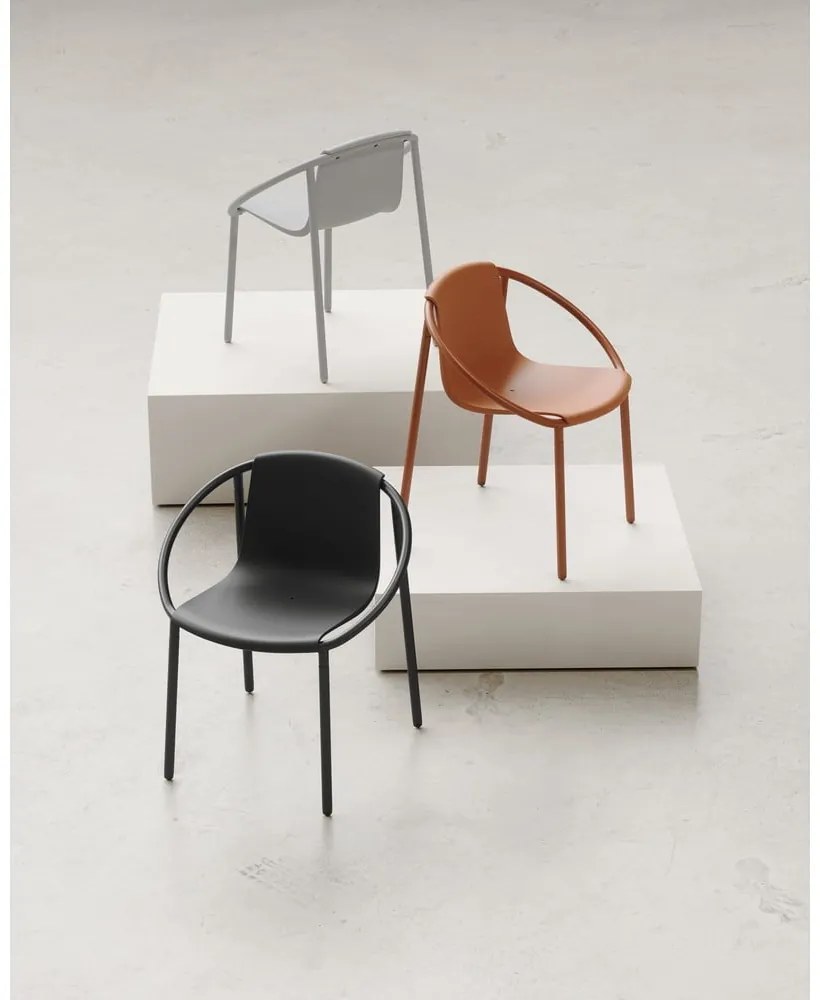 Scaun de dining cărămiziu Ringo – Umbra