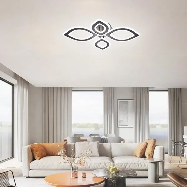 Lustră LED dimabilă aplicată LED/95W/230V 3000-6500K + telecomandă