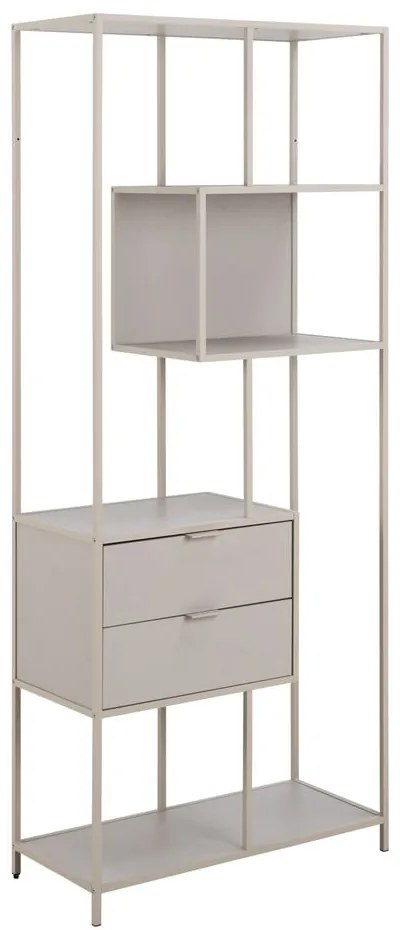 Bibliotecă gri 77x185x35 cm Seaford – Actona