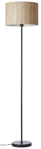 Lampă de podea WIMEA Brilliant 1xE27/52W/230V, neagră/bej