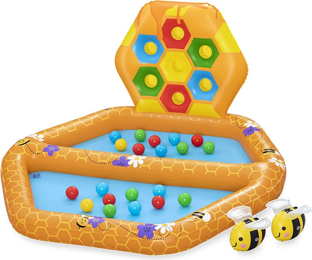 Piscină cu Mingi Bestway 127 x 119 x 61 cm Albină