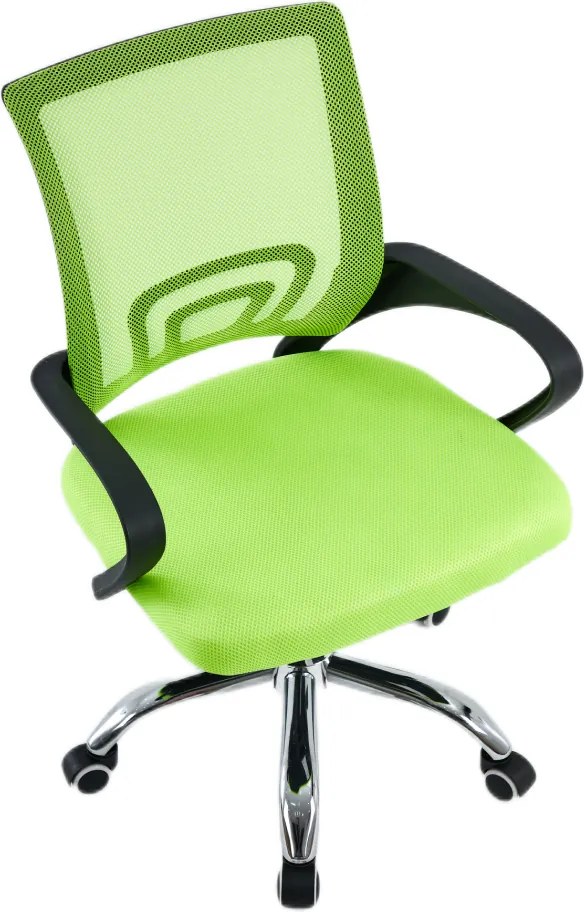 Scaun de birou, verde/negru, DEX 4 NEW