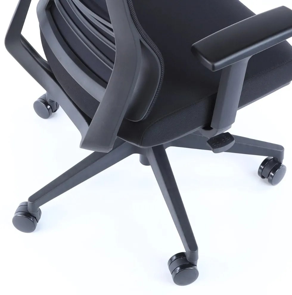 Scaun de birou Claudio 1 + 1 GRATUIT, negru