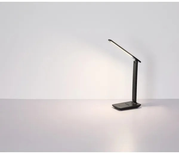 Lampă LED tactilă dimabilă de masă Globo 58439S BRIGHTON LED/5W/230V negru