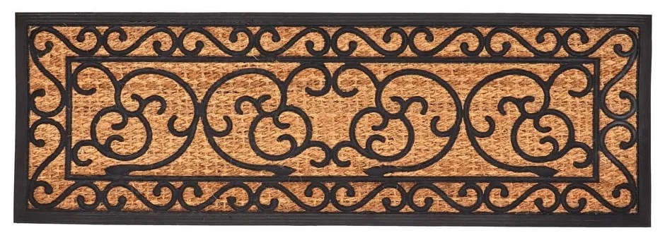 Covoraș de intrare din fibre de nucă de cocos 40x120 cm Ornament – Esschert Design