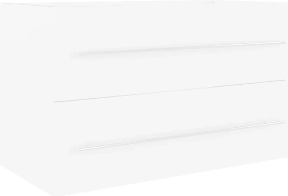 vidaXL Dulap de chiuvetă, alb, 80x38,5x48 cm, PAL