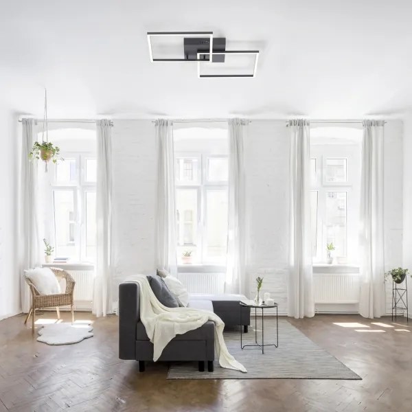 Leuchten Direkt 14141-18 - LED Lampă dimmabilă IVEN 2xLED/13,5W/230V + Telecomandă