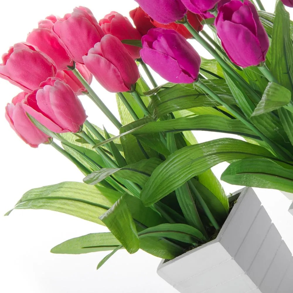 Set 3 flori artificiale în ghiveci Unimasa Tulip
