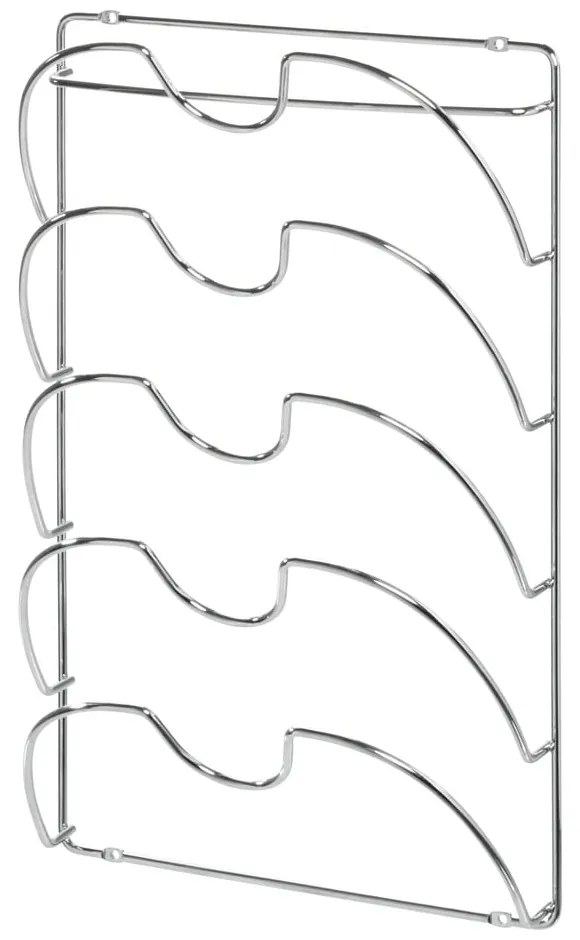 Suport metalic pentru capace iDesign Classico, 10,5 x 28 cm