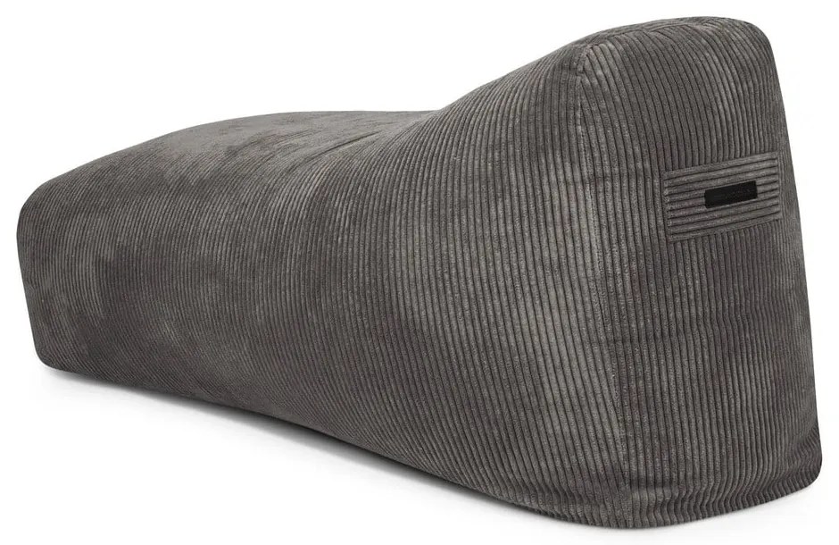 Fotoliu bean bag cărămiziu cu tapițerie din catifea reiată Snug Long 140 – SLOWDOWN