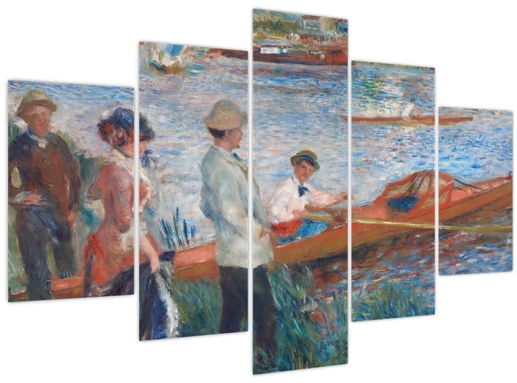 Tablou - Auguste Renoir, Oarsmen at Chatou, reproducere (150x105 cm)