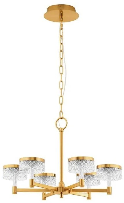 Candelabru LED design modern cu 6 brate Bion