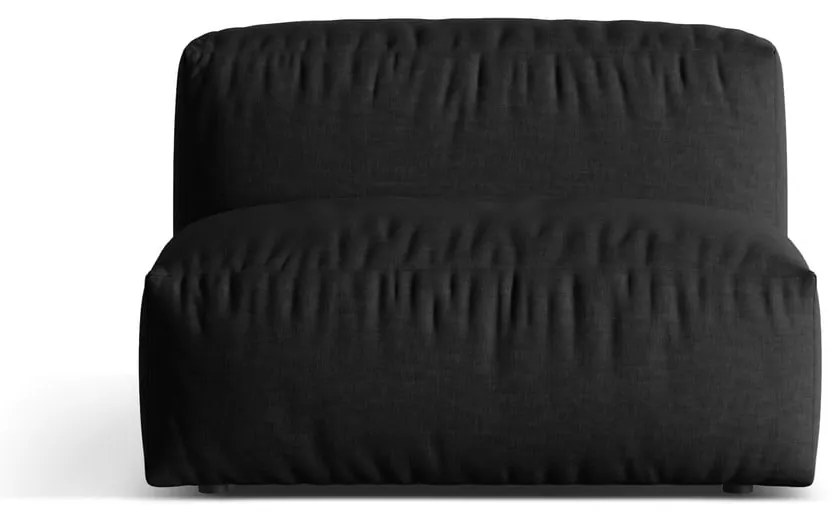 Modul pentru canapea modulară negru (de mijloc) Martina – Micadoni Home