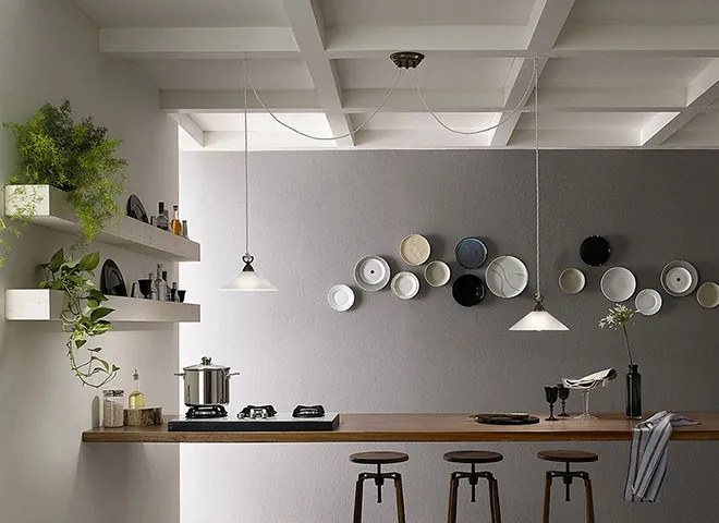 Lustra rustica cu 2 pendule, fabricata manual Tabia 212.10.OV
