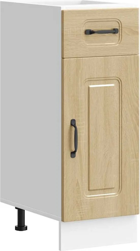 vidaXL Dulap de bază de bucătărie „Kalmar” din lemn de stejar Sonoma