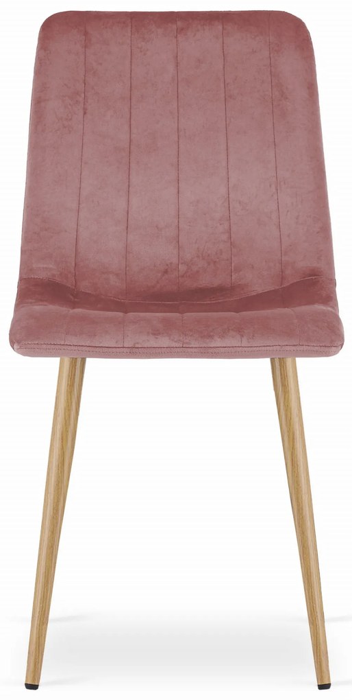 Scaun din catifea roz LAVA