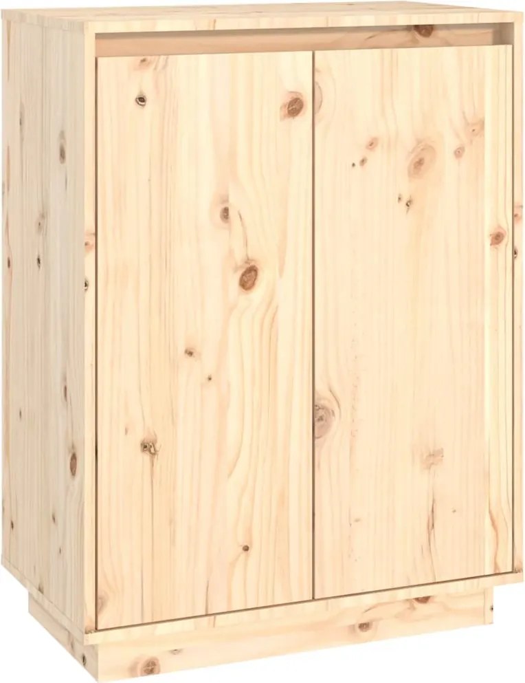 vidaXL Pantofar, 60x35x80 cm, lemn masiv de pin