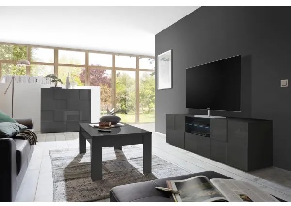 Comodă SERIAN antracit