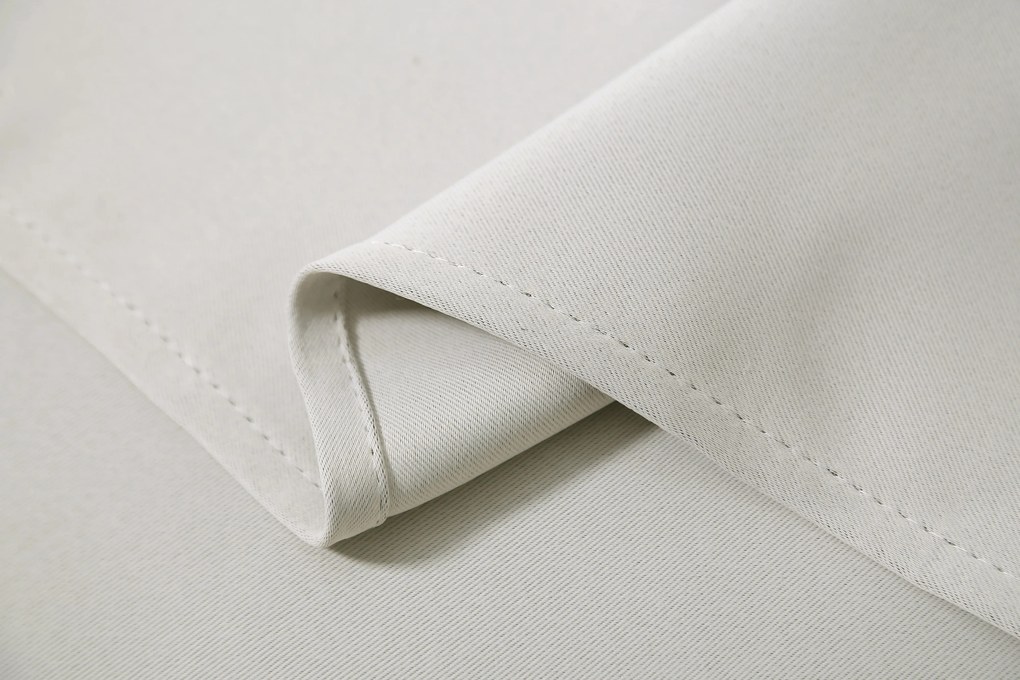 Draperie alb-crem OXFORD 140x250 cm Agatat: Inele metalice