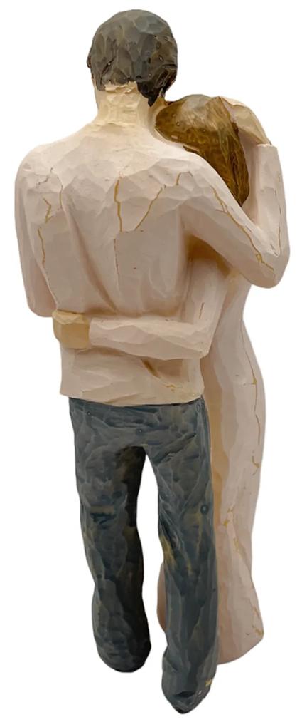 Statueta cuplu indragostiti PREGNANCY, 25cm