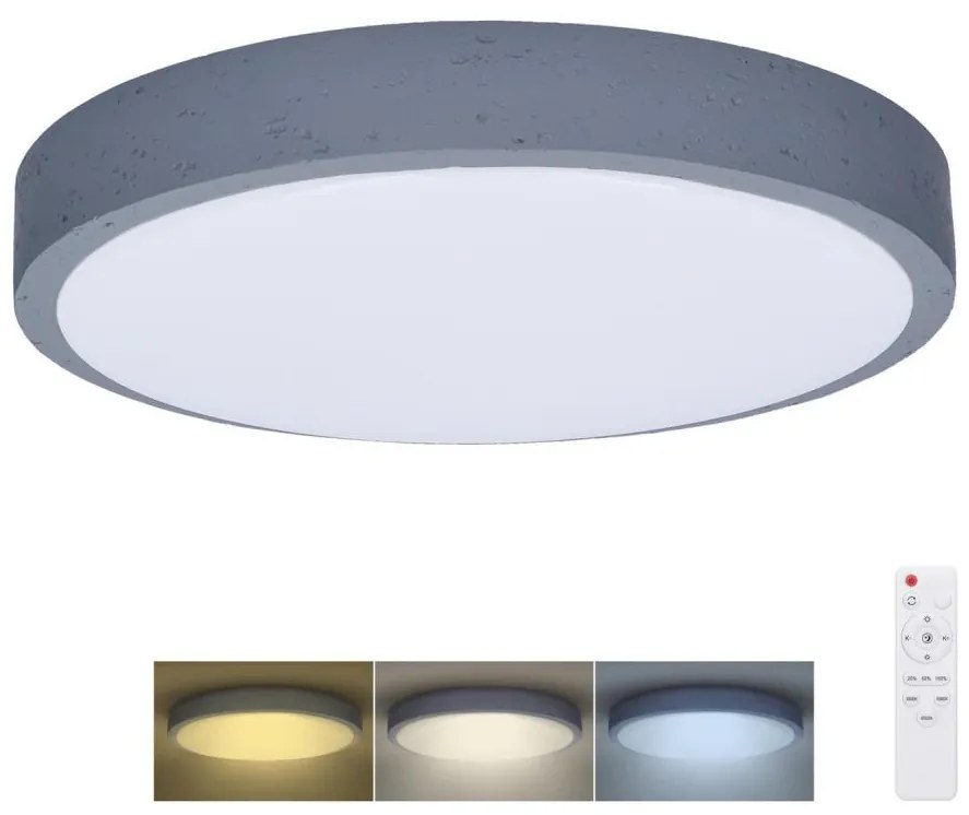 Solight WO8002 - Lampă LED reglabilă GREY 60W/230V 3000-6500K pr. 49 cm + DO