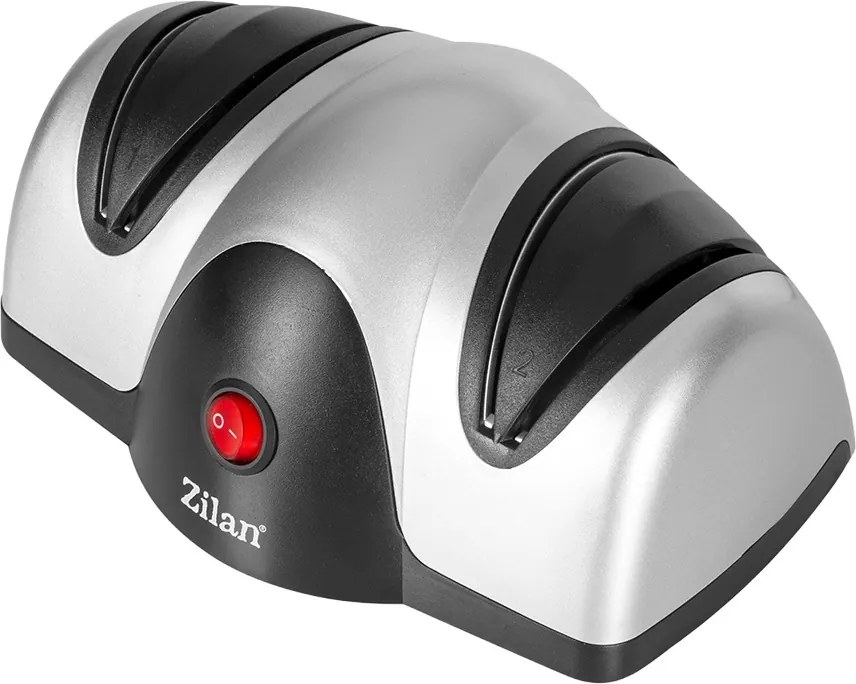 Ascutitor de cutite electric Zilan ZLN2168 Gri, cu doua nivele de ascutire, 40W, usor de curatat