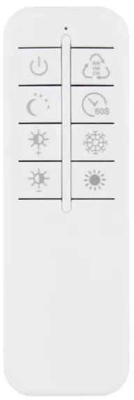 Plafonieră LED dimabilă Globo 67227-40NBSH GABRIEL 40W/230V d. 51x74 cm + telecomandă