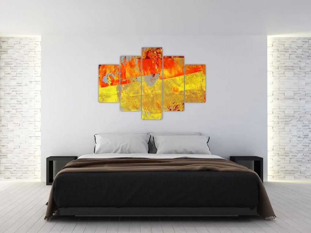 Tablou cu abstracție - pictura (150x105 cm)
