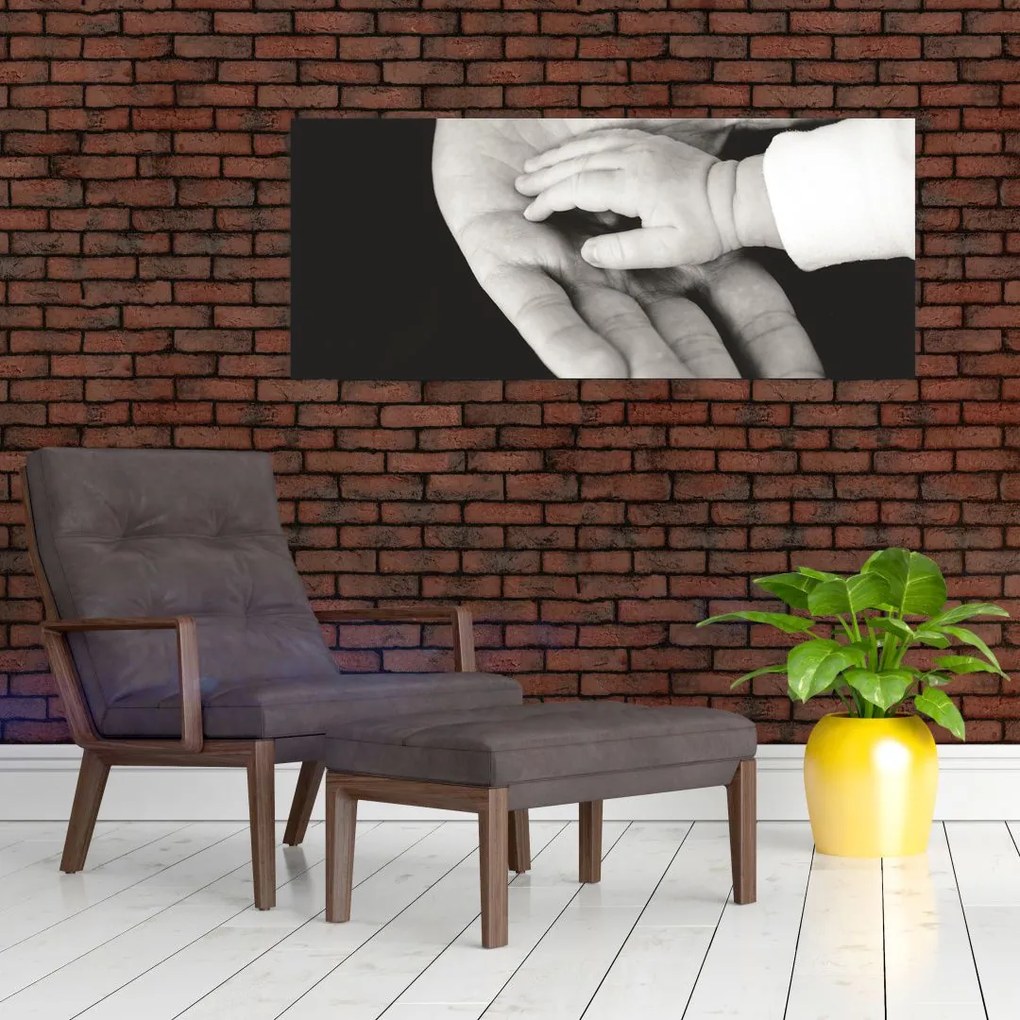 Tablou cu mâini (120x50 cm)