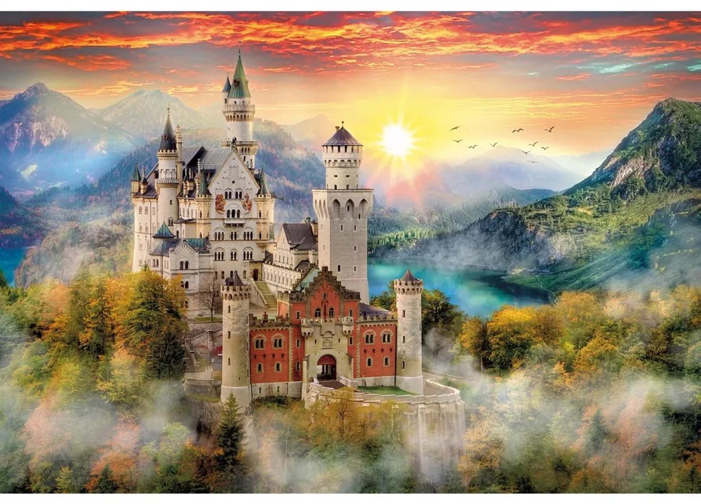 Orașe Neuschwantein Puzzle Germania 2000 de piese Clementoni