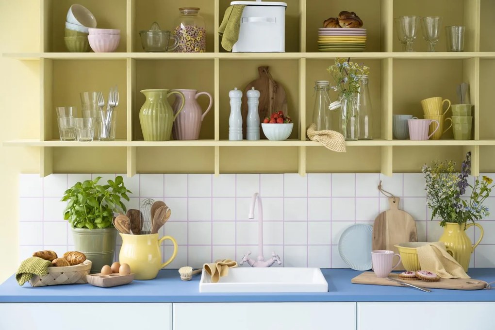 Bol galben din ceramica pentru aluat MYNTE LEMONADE