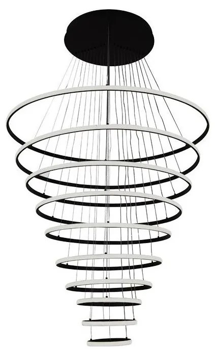 Lustră LED dimabilă aplicată LED/365W/230V 3000-6500K + telecomandă