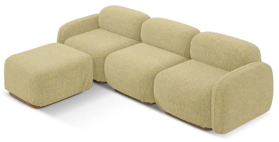 Colțar modular galben (cu colț variabil) Ailani – Makamii