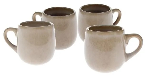 Căni bej 4 buc. pentru espresso din ceramică 100 ml – Dakls