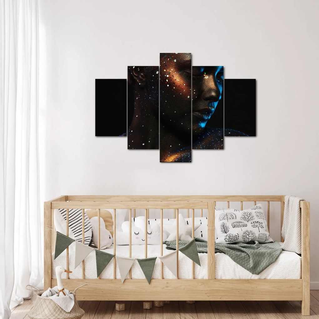 Tablou strălucitor a femeii (150x105 cm)