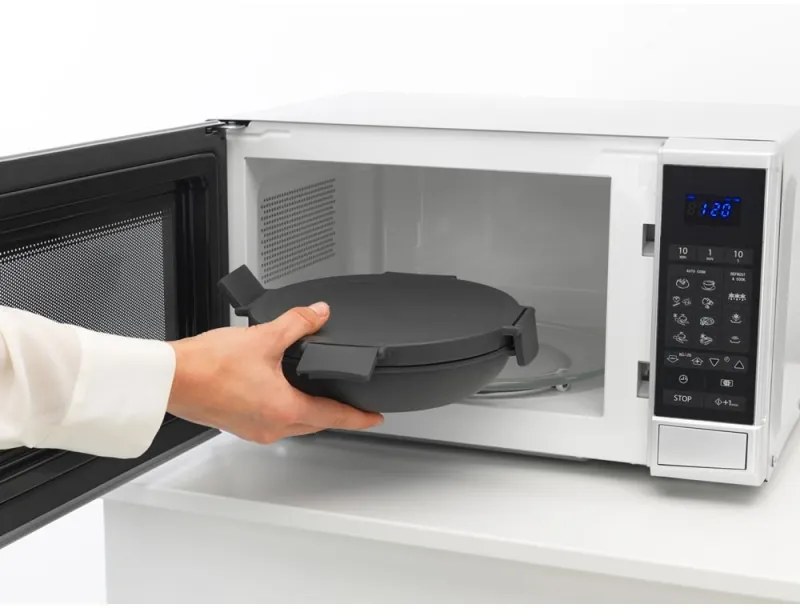 Cutie pentru alimente Brabantia Make&Take 1006299, 1 L, Inchidere ermetica, Fara BPA, Gri inchis
